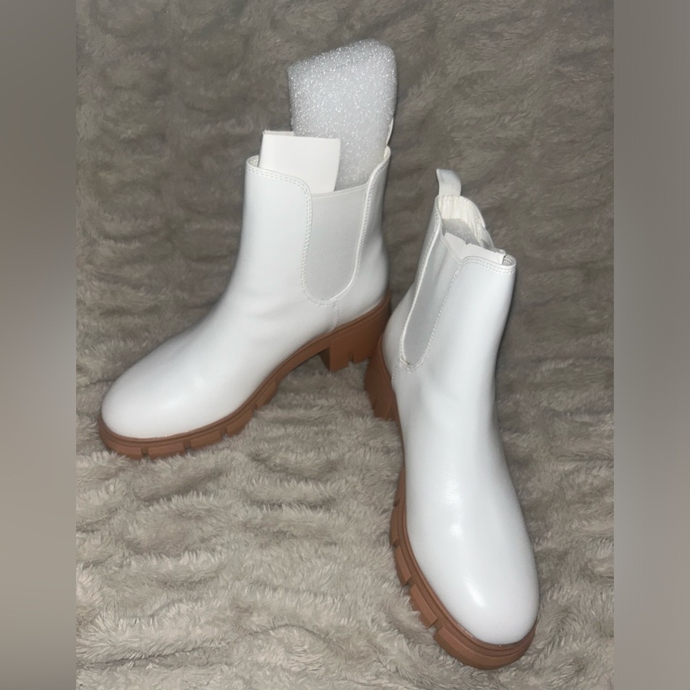 Chelsea Platform Chucky Heel Booties for Women